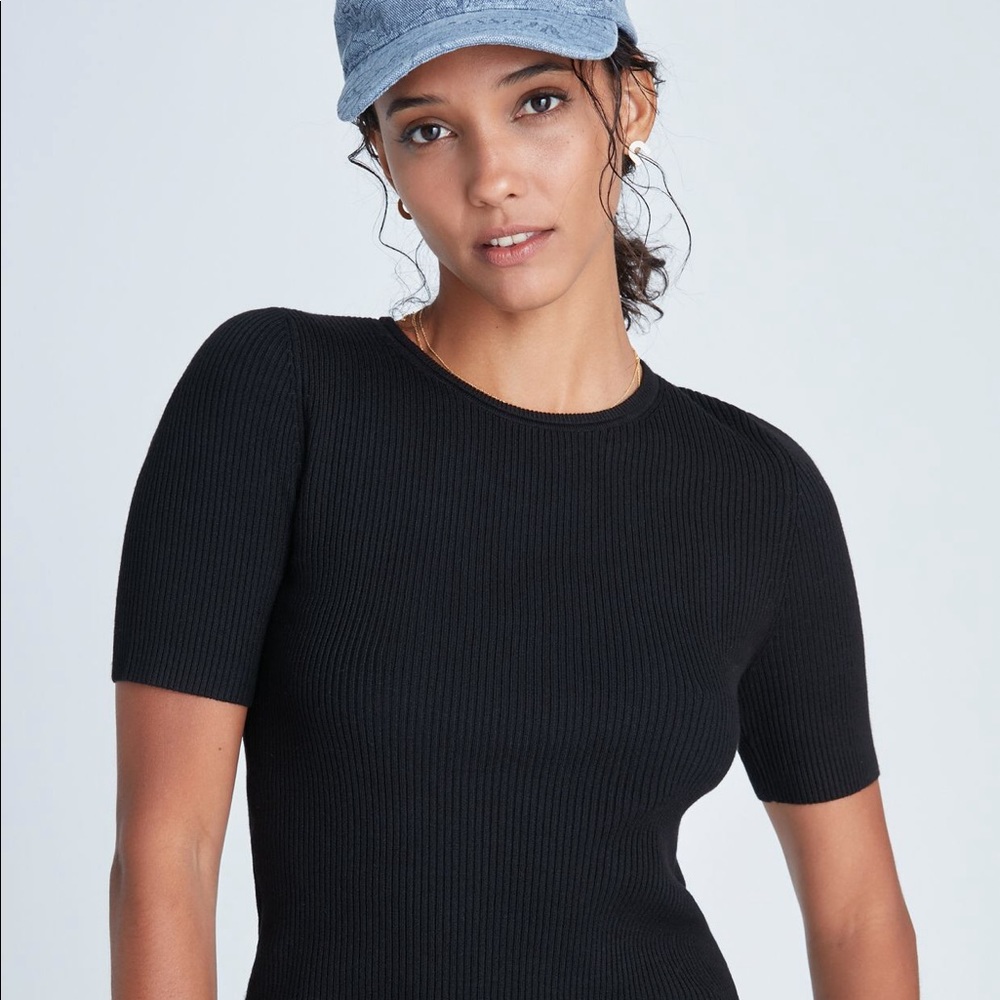 Anthropologie | Josefa Ribbed Tee | Size XS - Picture 1 of 8